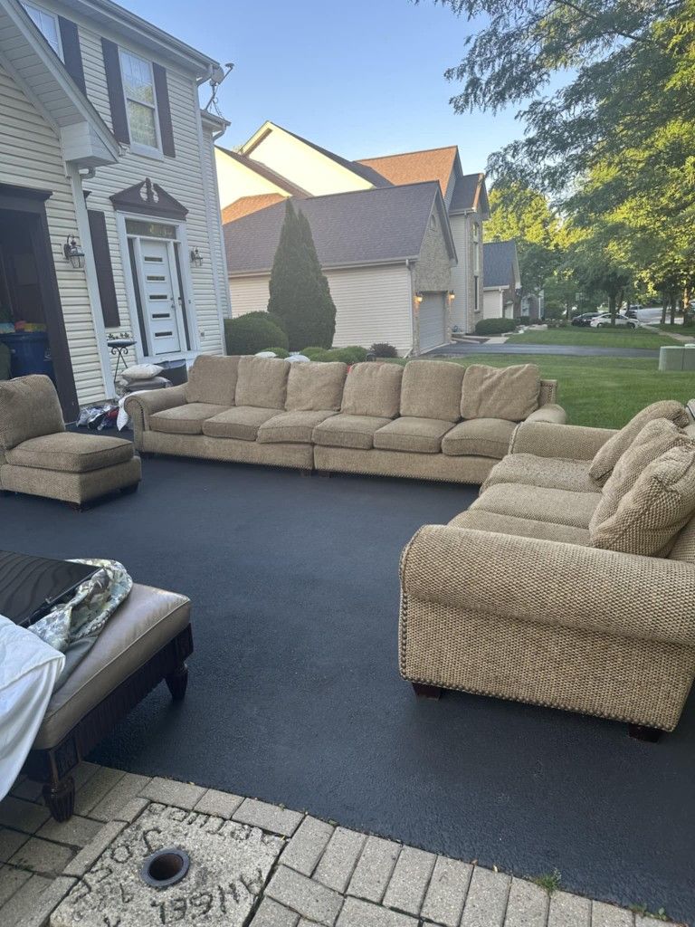Large Sectional 4 PC Living Room Set