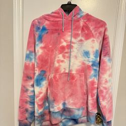 Spark Paws Velvet Human Hoodie - Snow Cone Size Large Unisex