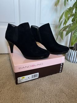 Bandolino Black Suede Bootie