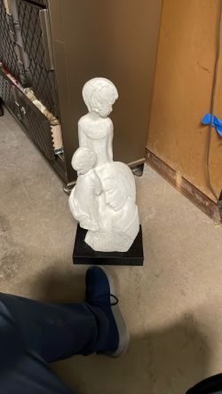 Antique Durastone ( A Mothers Love). Sculpture