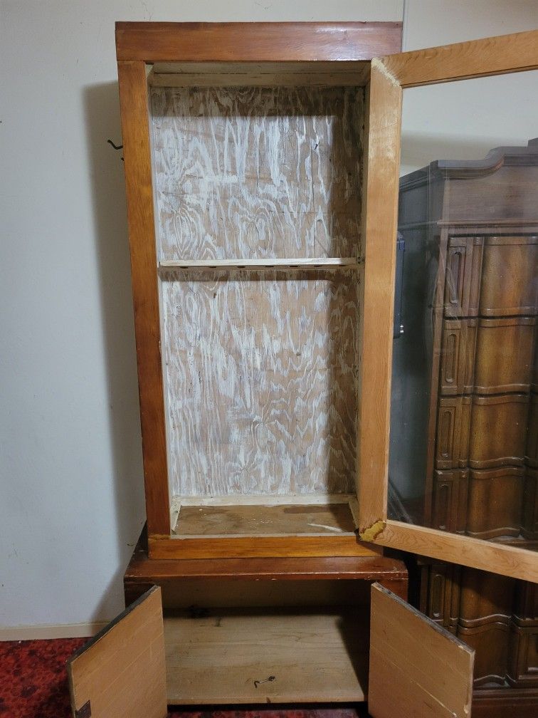 Vintage Hand Made Gun Cabinet