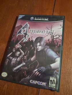 GameCube Resident Evil 4 no manual $40 pick up in Glendale need gone today