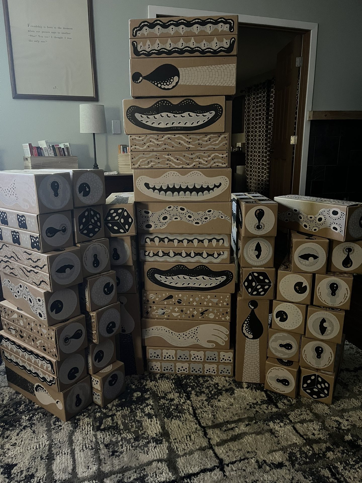 IKEA Cardboard Giant Jenga Set
