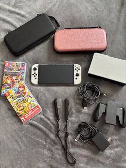 Nintendo Switch OLED Bundle with Games and Accessories