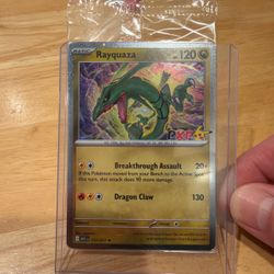 Pokemon World Championship 2026 XP Rayquaza promo stamped card