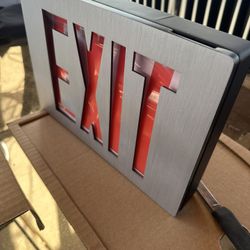 Brand New EXIT sign In The Box Still