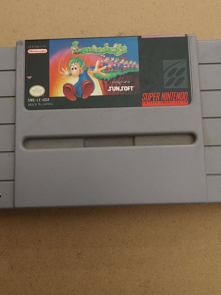 Lemmings (Super Nintendo Entertainment System, 1992)