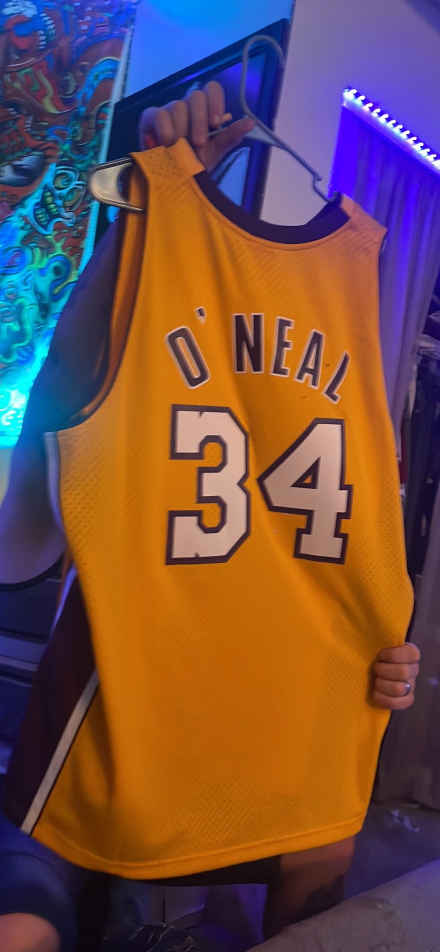 Mens 2xl  O’Neal Lakers Jersey 