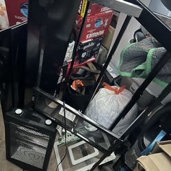 3 shelf glass tv stand