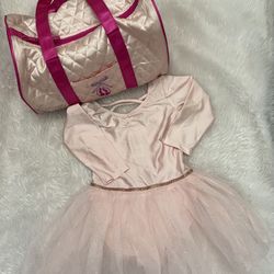 Pink Tutu & Pink Tote Bag 