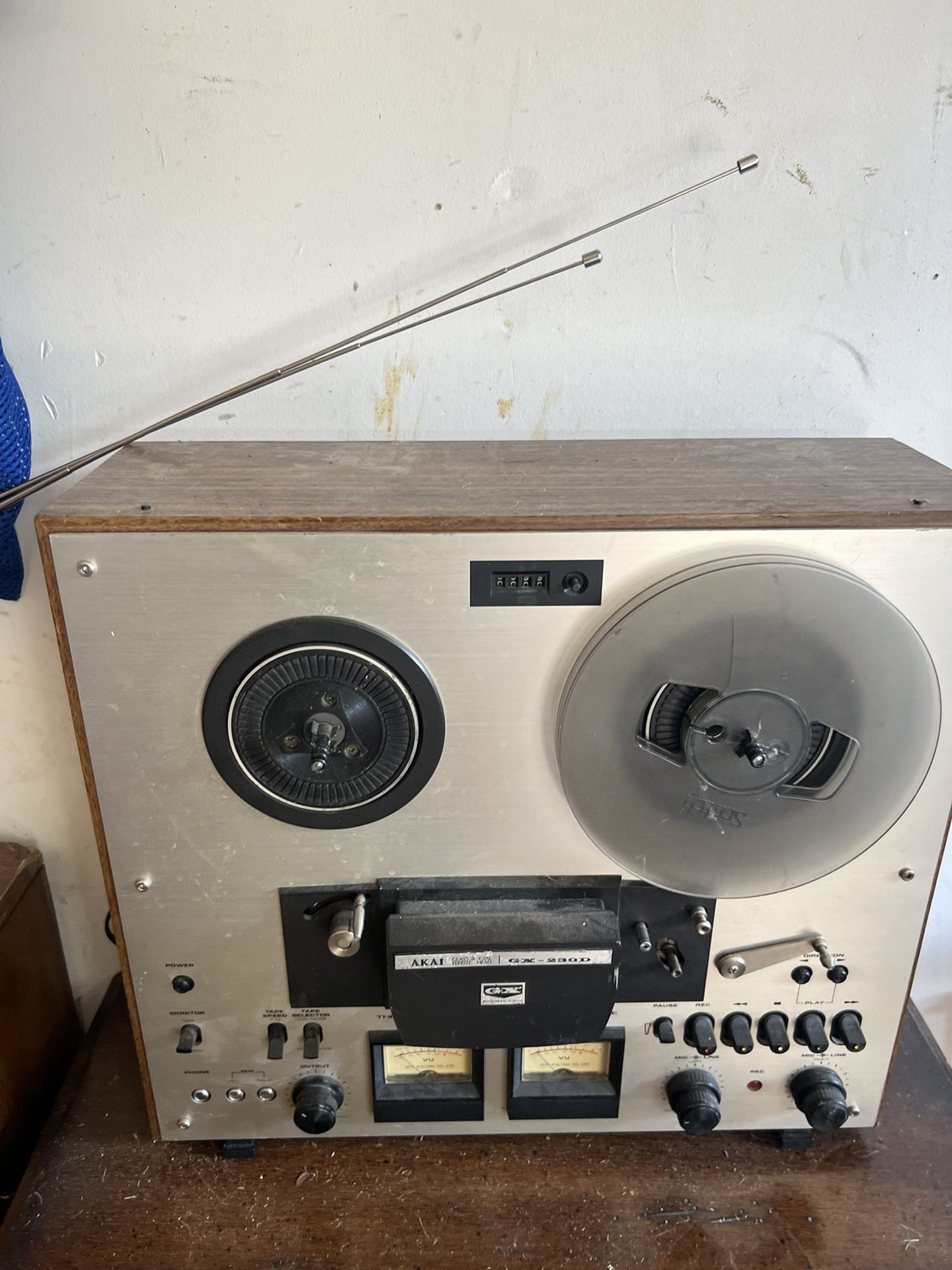 Vintage Reel To Reel Akai GX -230D Recording Machine