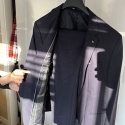 Zara Dark Blue Suit 