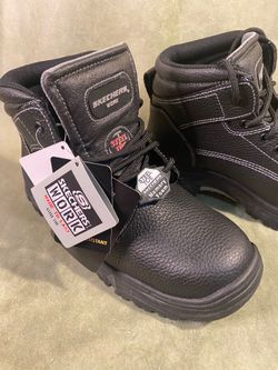 SKECHERS WORK STEEL TOE SZ 8.5