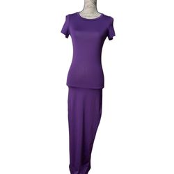 Purple Maxi Dress Summer Dresses 