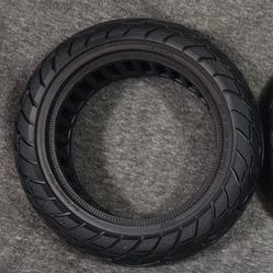 Non Pneumatic Flat Free Solid Rubber Tire Electric Scooter