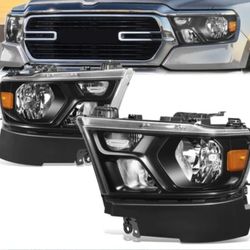 19-24 Ram Headlights Luces Micas Calaveras Faros Faroles Focos Headlamps 