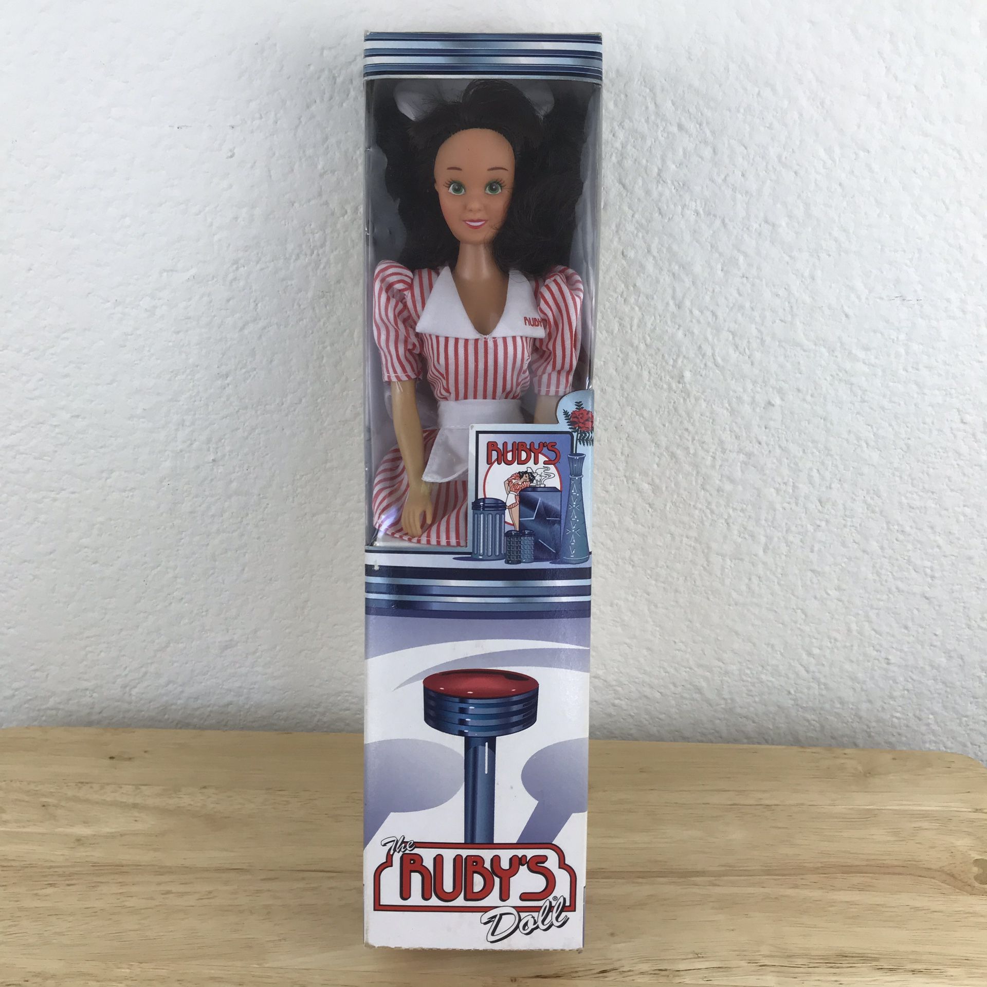 Ruby’s Diner Barbie like Doll from Huntington Beach’s Ruby’s 1996 NEW