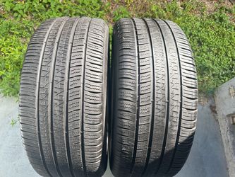 For sale two tires 275/50/20 Pirelli Scorpion Zero With 65-70% Left good pair