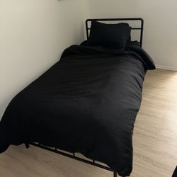 Bed Frame + Memory Foam Mattress *NEW*