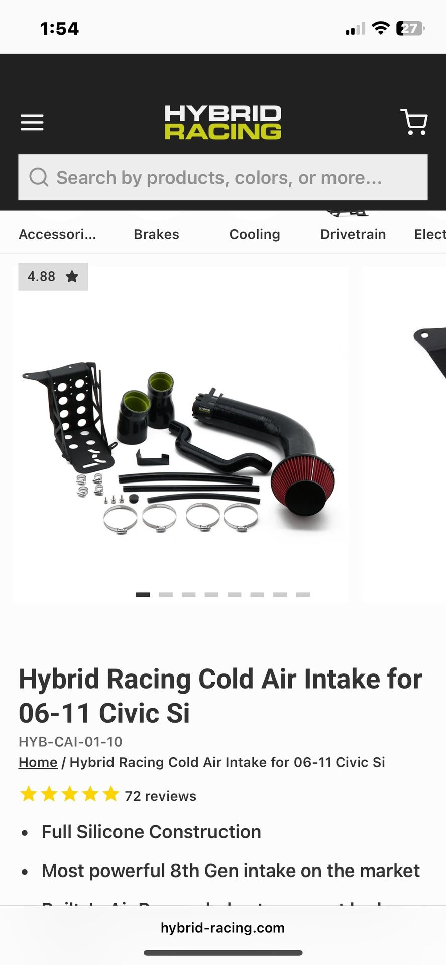 3.5 Inch Intake