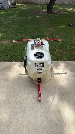 Garden sprayer- tow behind