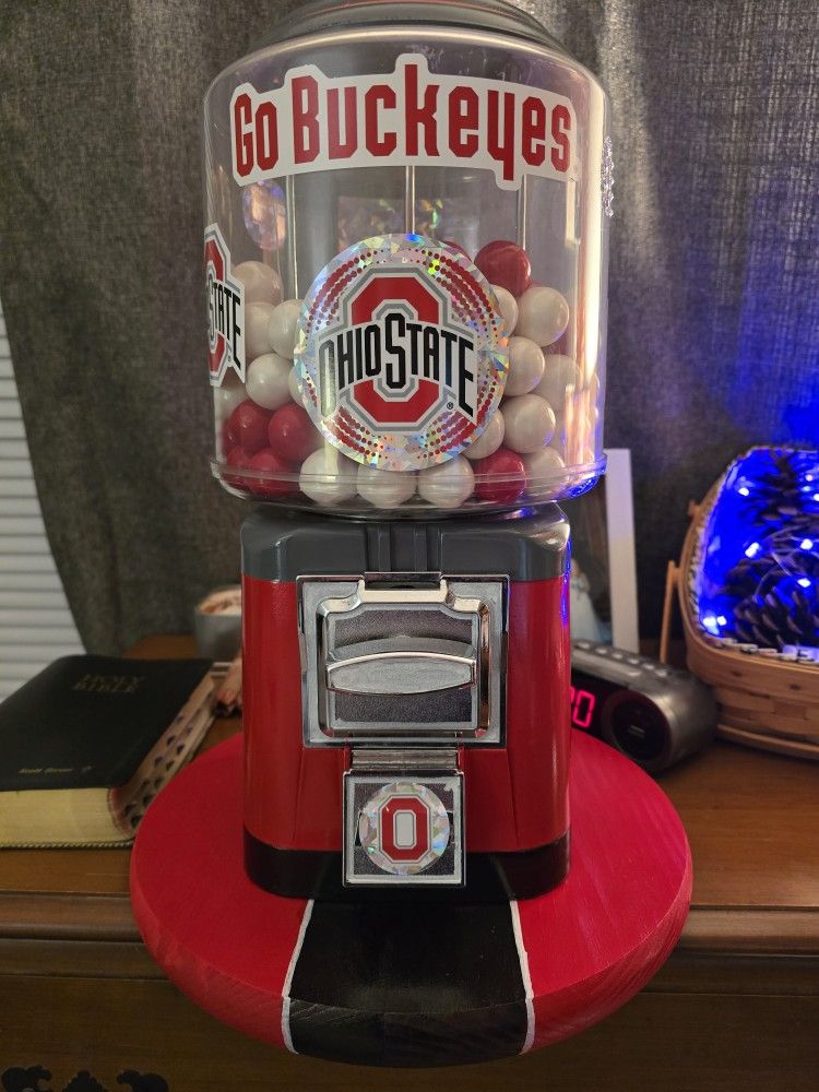 Ohio State THEMED Gumball Machine