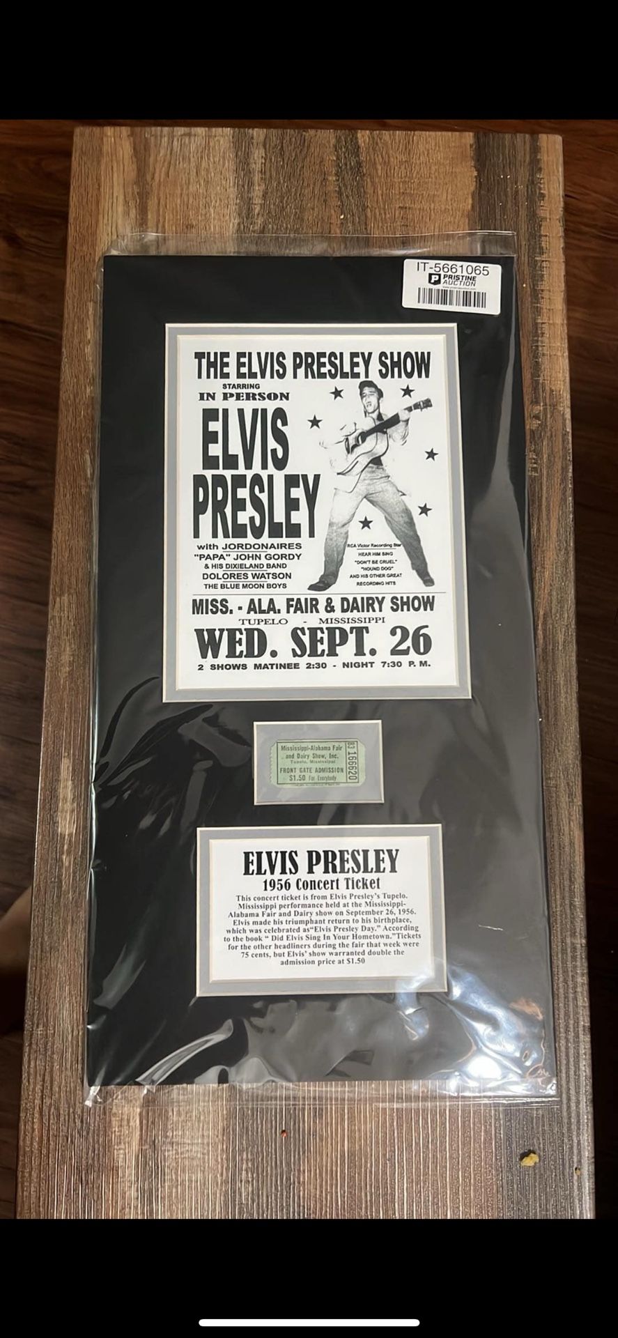 1956 Concert Elvis Presley Tickets Best Offer Take It
