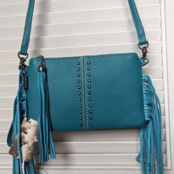 NEW Montana West Leather Crossbody Bag Purse 