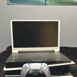 Ps5 With G-story Portable Monitor 