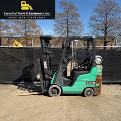 2018 Mitsubishi FGC20N 4,000 Lbs. 3-Stage LPG Propane Cushion Forklift