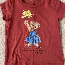 Cute Baby Girl Shirt Ralph Lauren 