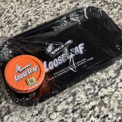 Loose Leaf Rolling Tray And Grinder 