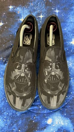 Star Wars Dart Vader Men’s Vans Size 10.5” New 