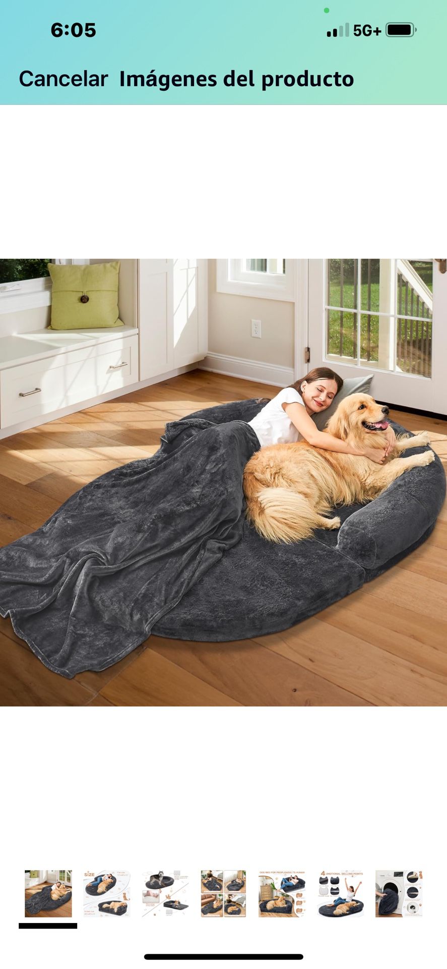 Humane Dog Bed for Adults,