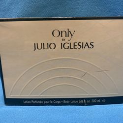 Vintage Body Lotion Only By Julio Iglesias 