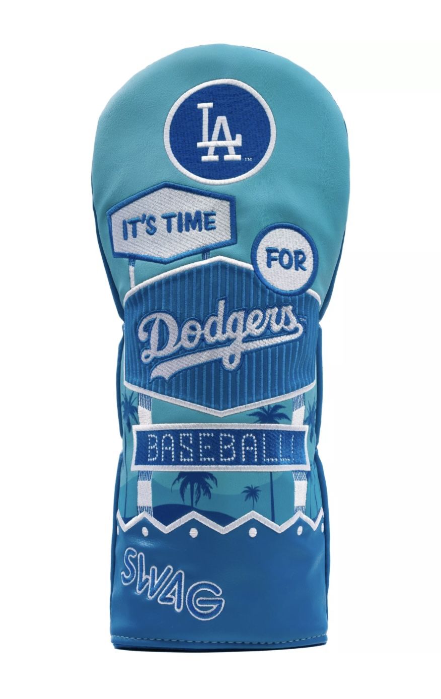 Dodgers Baseball Swag Golf Driver Headcover Los Angeles Dodgers LA Dodgerau