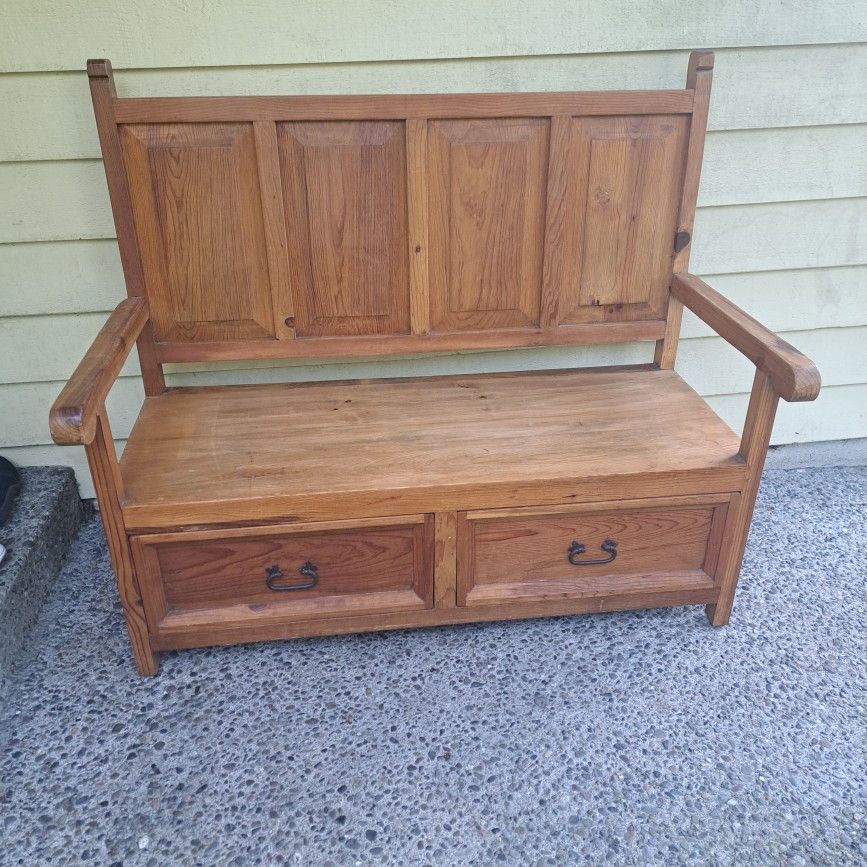 Monastery Rustic Bench

With Storage Drawers