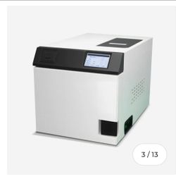 12L Touchscreen Class B Dental Autoclave Sterilizer | Vacuum Steam | Built-in Printer