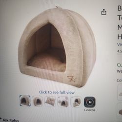 Small Dog House Bed Mat Tent I Door