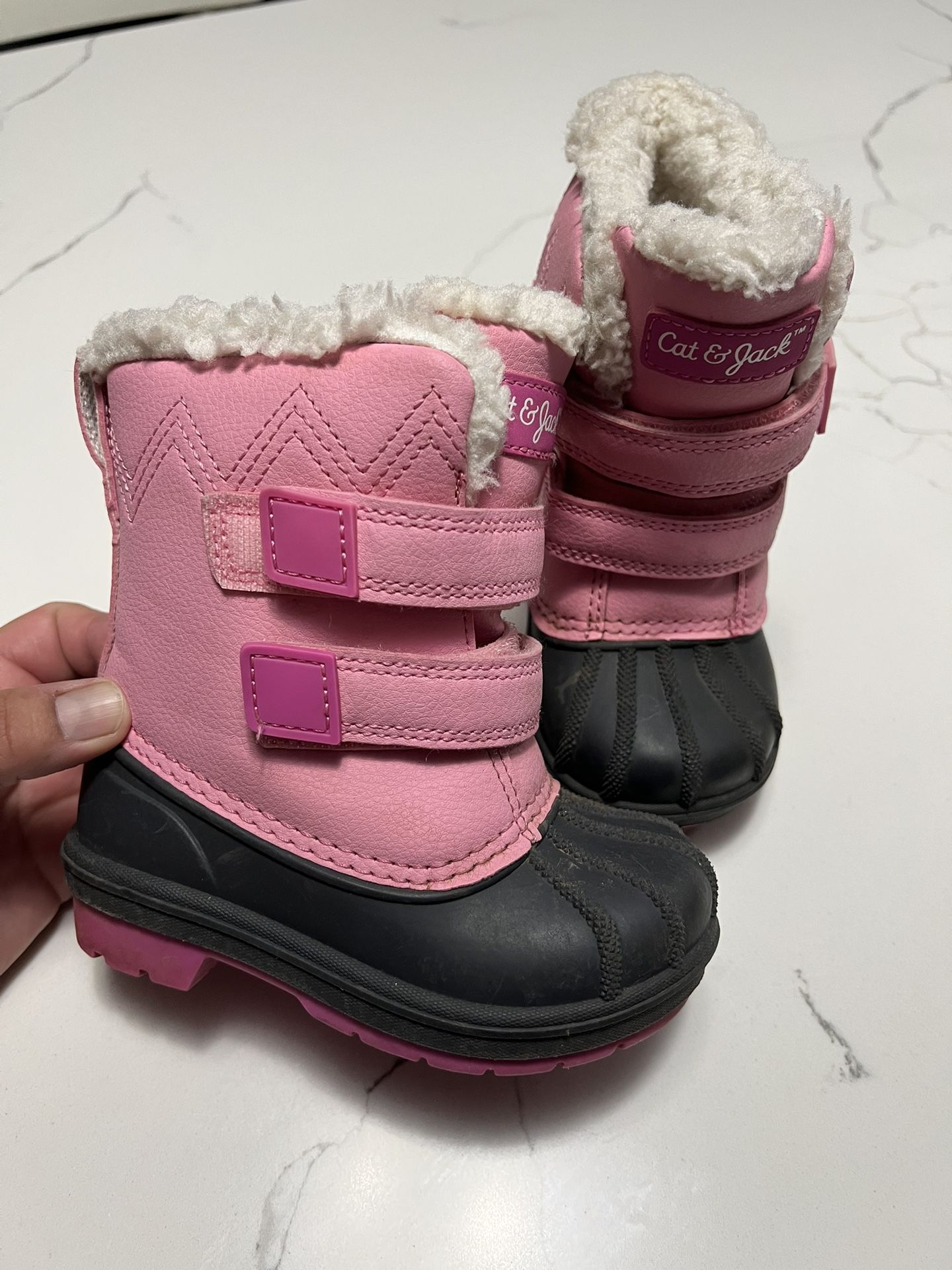 Cat & Jack Pink Snow Boots