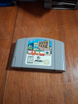 N64 South Park $30 pick up in Glendale authentic