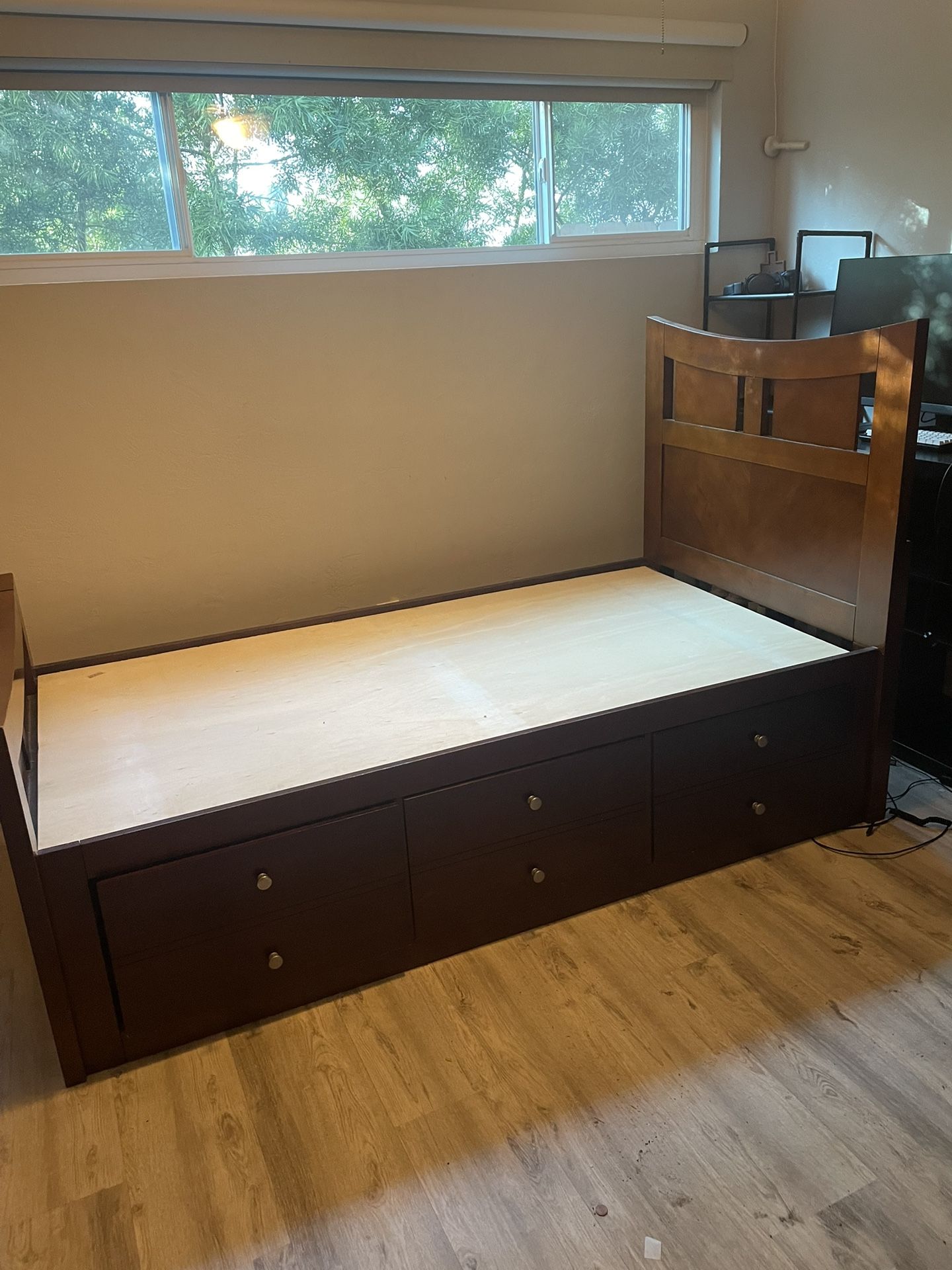 Twin Bed With Drawers