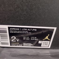 Toddler Girl Jordan 1 Low