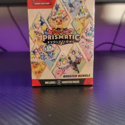 Pokémon TCG Prismatic Evolutions Booster Bundle - New  Factory Sealed