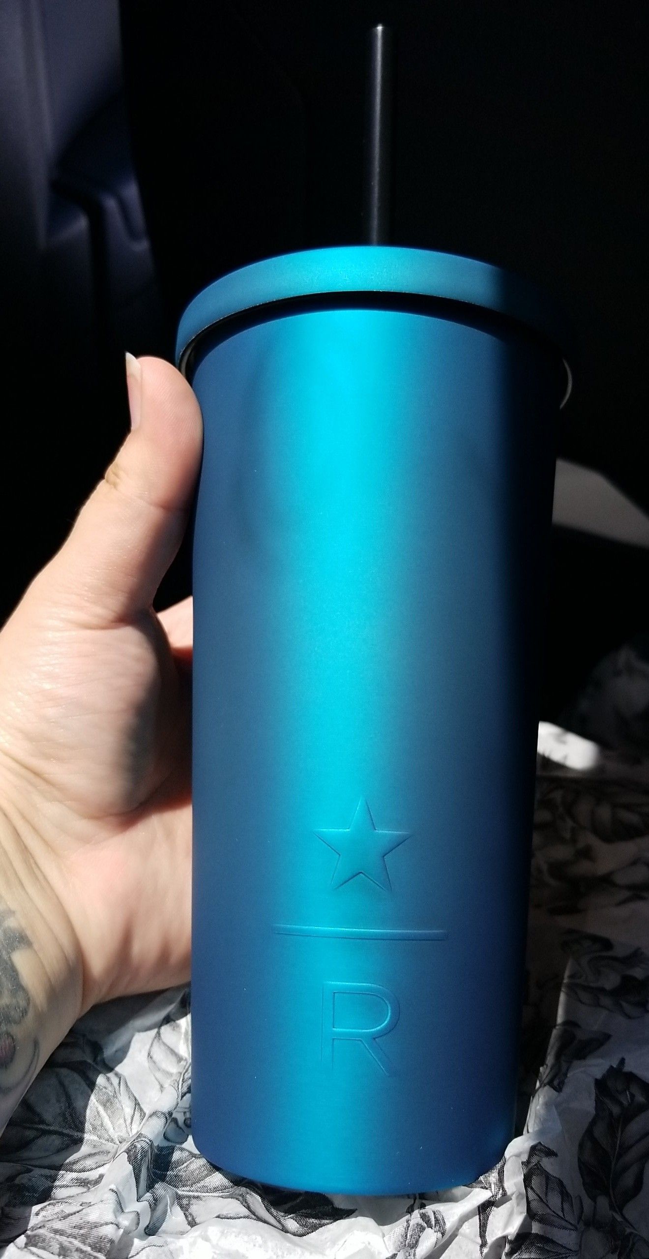 Starbucks teal Reserve