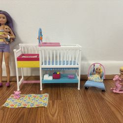 Barbie Doll Baby Babysitter Skipper