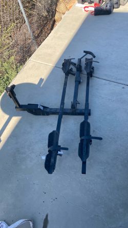 Bike rack with built in locks.
