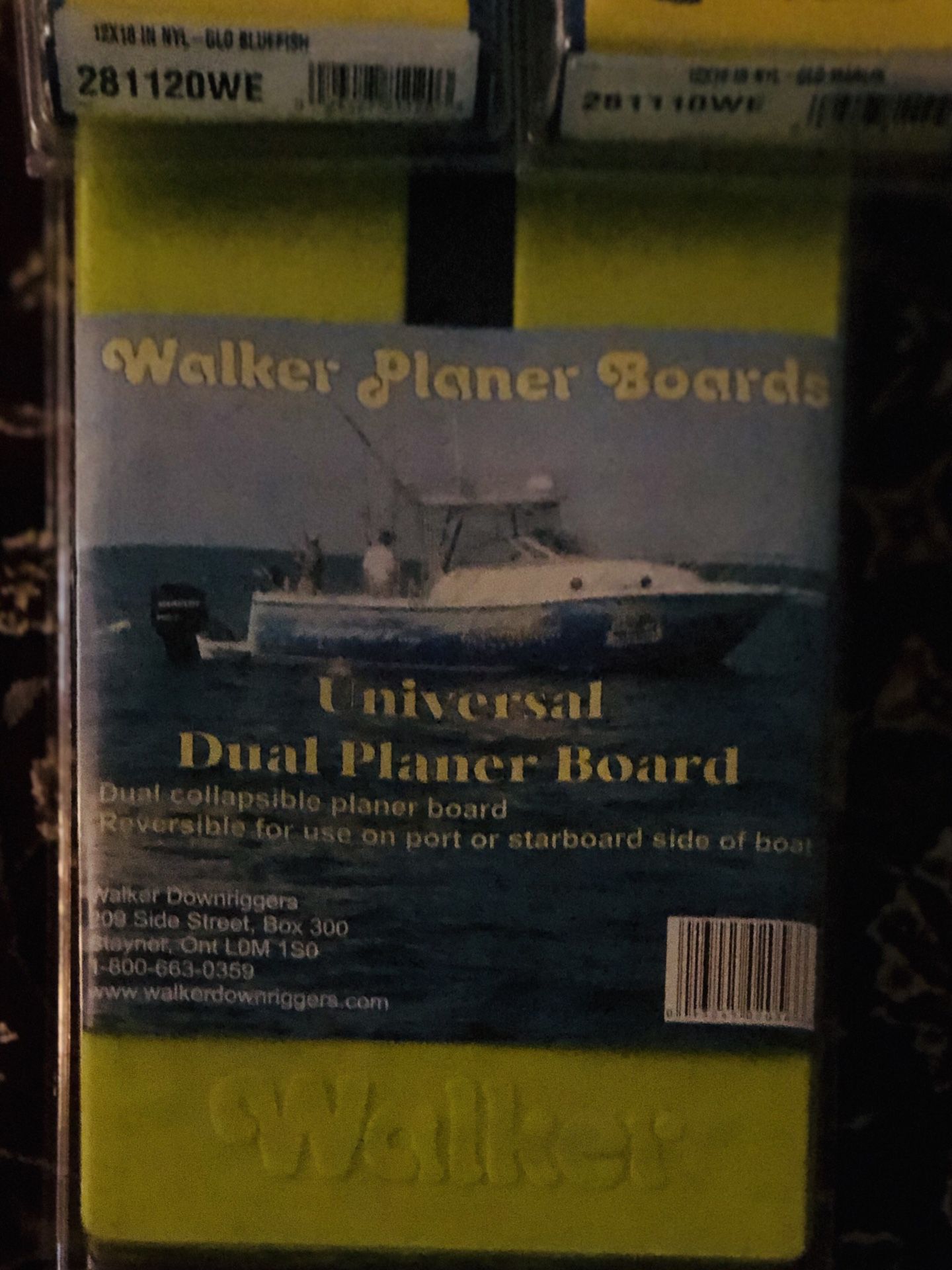 Fishing - Walker Dual Planer Board- New