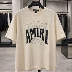 Amiri Cream Tshirt 💥Large And XL💥
