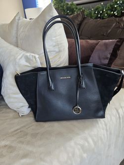 Michael Kors Large Black Tote And Wallet